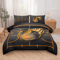 Ninenine Basketball Comforter Sports Bedding Sets For Boys,Queen Comforter Sets For Kids,Basketball Bedding Set(1Comforter, 1Fla