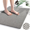 Shower Mats Non Slip Without Suction Cups, 23.6  34.6 Inch, Bath Mat for Textured Tub Surface, Loofah Mats for Shower and Bathro