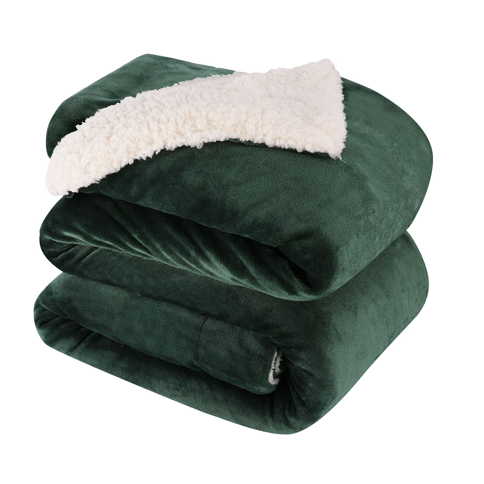 Nanpiper King Size Blanket Warm Sherpa Blanket, Soft Fleece Throw Blanket For Bed, Reversible Thick Fuzzy Blanket For Winter (Ol