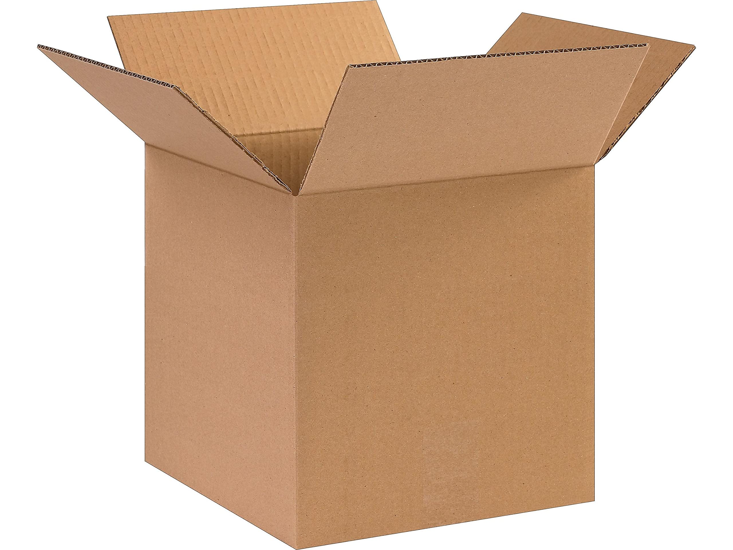 The Packaging Wholesalers 10 X 10 X 10 Inches Shipping Boxes, 25-Count (Bs101010)