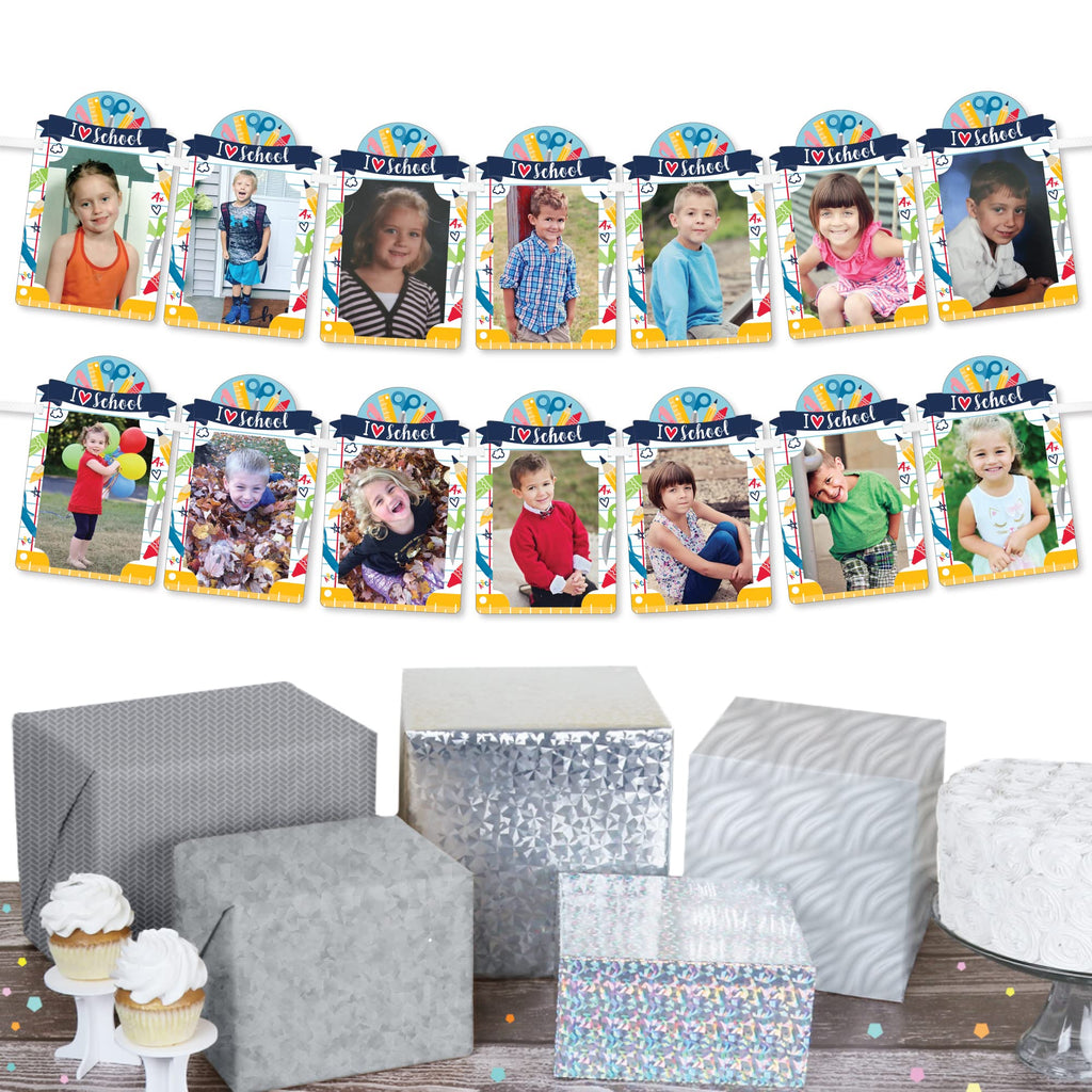 Big Dot of Happiness Back to School Photo Banner Multicolored Paper, Ribbon BD5663phb