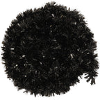 26.2 Feet Black Holiday Tinsel Garland For Christmas,Halloween, Birthday, Weddings, Party Decorations, Xmas Foil Tinsel Garland