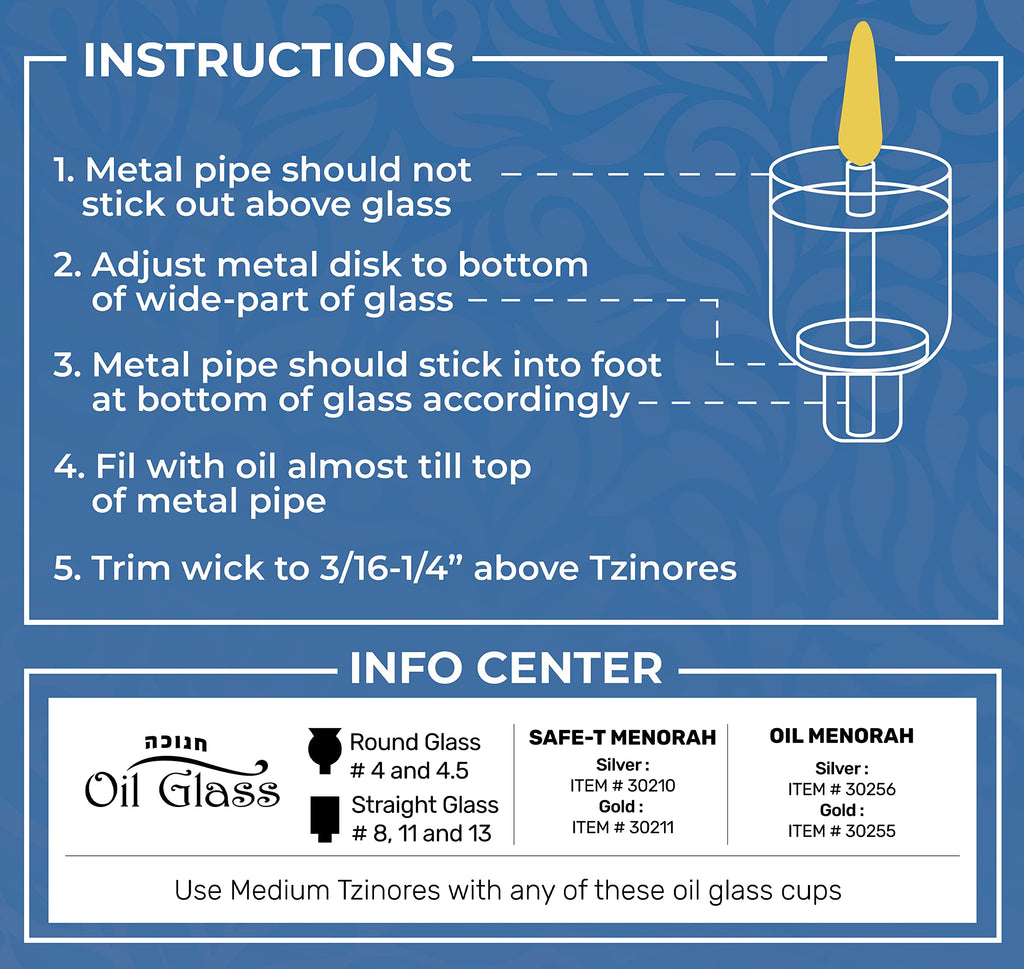 Metal Wick Holder Set - 9 Medium Holders And 50 Wax Coated Wicks - Sits In Full Oil Cup For Optimal Safety And Burn Time - Tzino