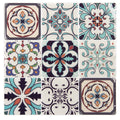 LONGKING Peel and Stick Backsplash Tile Stickers, Maximum Blue Green Tile for Kitchen, Stick on Wall Tiles (10 Sheets)