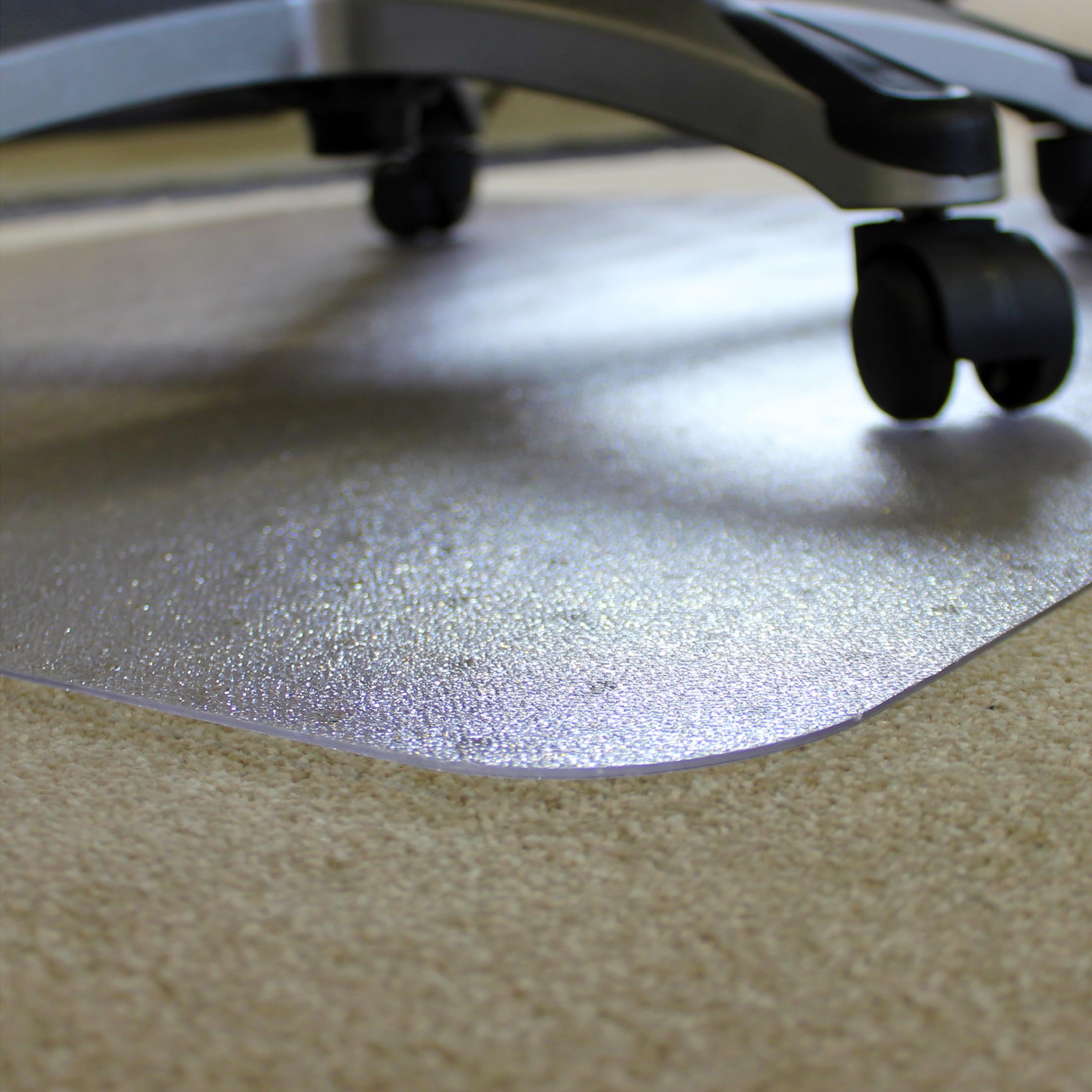Floortex® Ecotex® BioPlus Eco Friendly Carbon Neutral Polycarbonate Chair Mat for Carpet - 46" x 60"