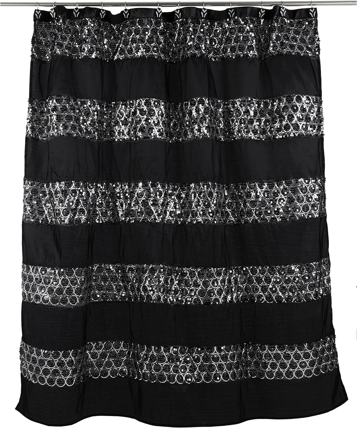 Popular Bath Sinatra Bathroom Shower Curtain Luxury Glamorous Fabric Shower Curtain Modern Shower Curtain Unique Design Bling Bl