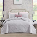 Chixin Quilt Queen Size - Geometric Pattern Bedspread Coverlet Set - Modern & Contemporary Style Bedding Cover, Ultrasonic Quilt