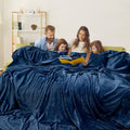 Lasyl Oversized Blanket - Super Big Blanket 120''X120'', Soft Cozy Extra Large 300Gsm Flannel For Couch, Bed, Sofa, Camping, Cal