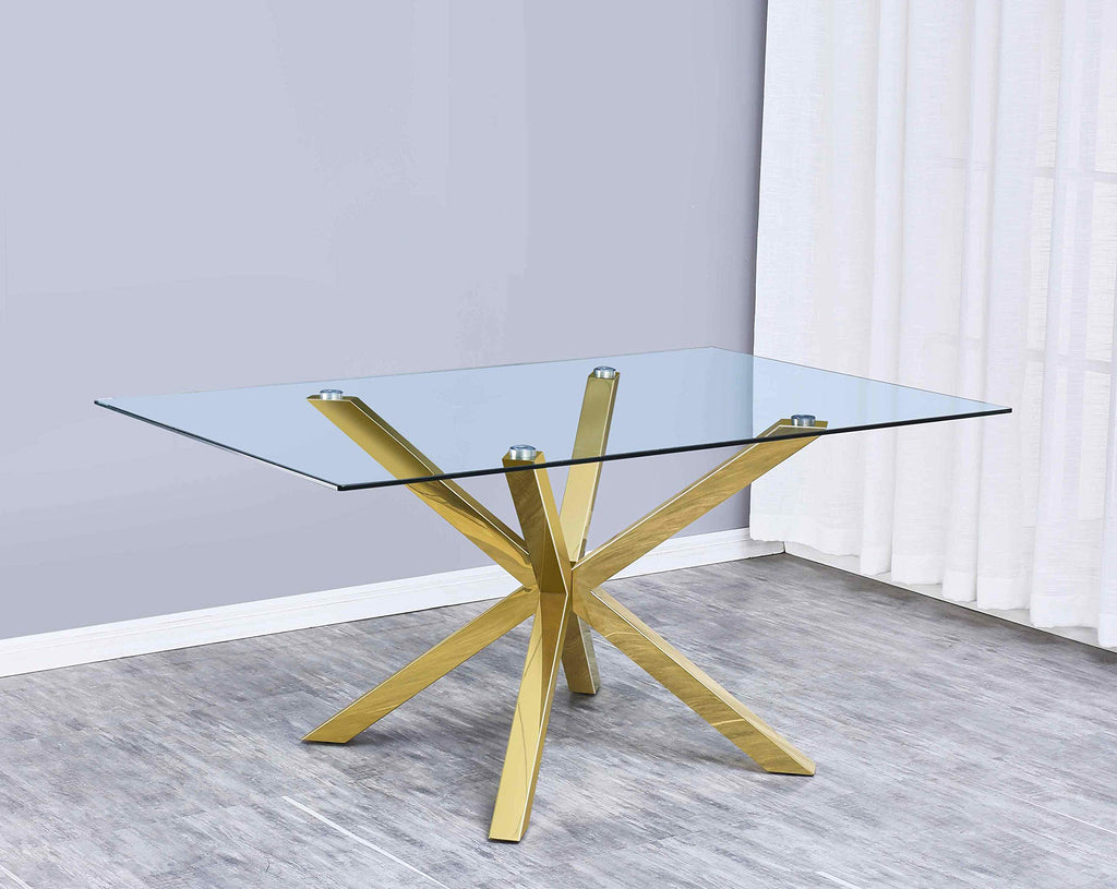 Best Quality Furniture D61-4Sc74 Dining Set, Gray