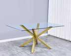Best Quality Furniture D61-4Sc74 Dining Set, Gray