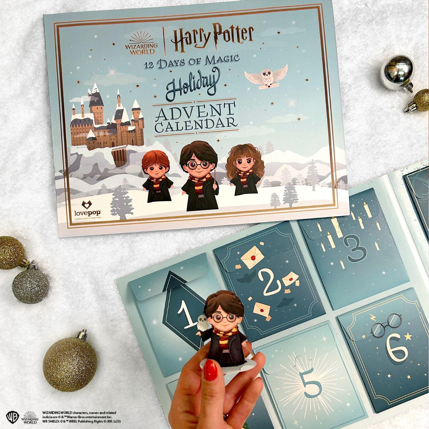 Lovepop Harry Potter Advent Calendar, 12 Days Of Magic Holiday Advent Calendar, 2023 Advent Calendar For Kids, Countdown Calenda