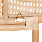 Baxton Studio Reegan Natural Rattan Headboard, Queen