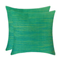 The White Petals Green Euro Pillow Covers - Luxurious, Elegant & Decorative (26X26 Inch, Pack Of 2)