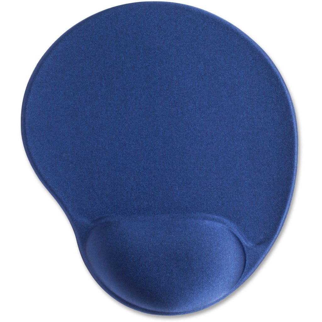 Compucessory 45162 Gel Mouse Pad, Wrist Rest, 9-Inch X10-Inch X1-Inch , Blue