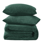Chixpace Fluffy Comforter Set - Furry Leaves Pattern Faux Fur Bed Set, Winter Ultra Soft Fuzzy Comfort Set, Velvet Bedding Set F