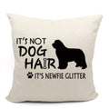 Mancheng-Zi Newfoundland Dog Gifts, Newfoundland Dog Pillow Covers 18X18,Newfie Gifts