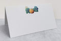 Nancy Nikko Place Cards Autumn Theme w/Pumpkin and Leaves. for Weddings, Showers, Dinners, Parties and Special Events Table Tent