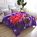 Jyk Soft Blanket Korean Mink Blanket, 5.7 Lb Fleece Blanket King 83' X 91' - 2 Ply Reversible 520Gsm Super Soft Plush, Thick,