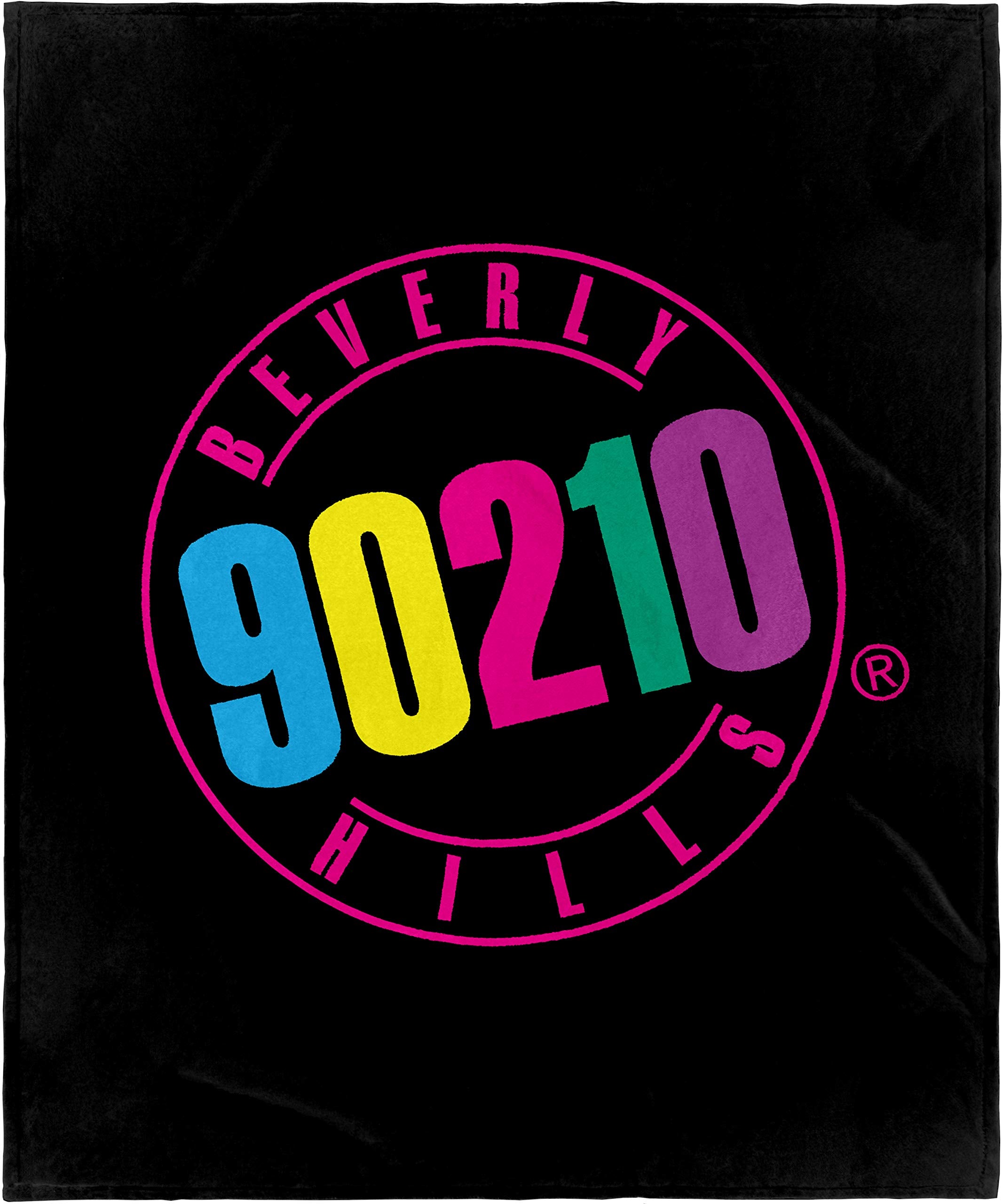 Intimo Beverly Hills 90210 Logo Super Soft And Cuddly Plush Fleece Throw Blanket 50' X 60' (127Cm X152Cm)