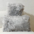 Excluding Insert Faux Fur Sheepskin Pillow Cover 2 Pcs Super Soft Fluffy Cushion Plush Pillow Case New Luxury Series Living Room