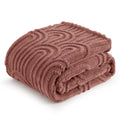 Bedsure Pink Throw Blanket For Women - Super Soft & Cozy, Fleece Blankets For Girls, Ideal For Couch & Bed, Dusty Pink, 50X60 Inches