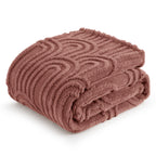 Bedsure Pink Throw Blanket For Women - Super Soft & Cozy, Fleece Blankets For Girls, Ideal For Couch & Bed, Dusty Pink, 50X60 Inches