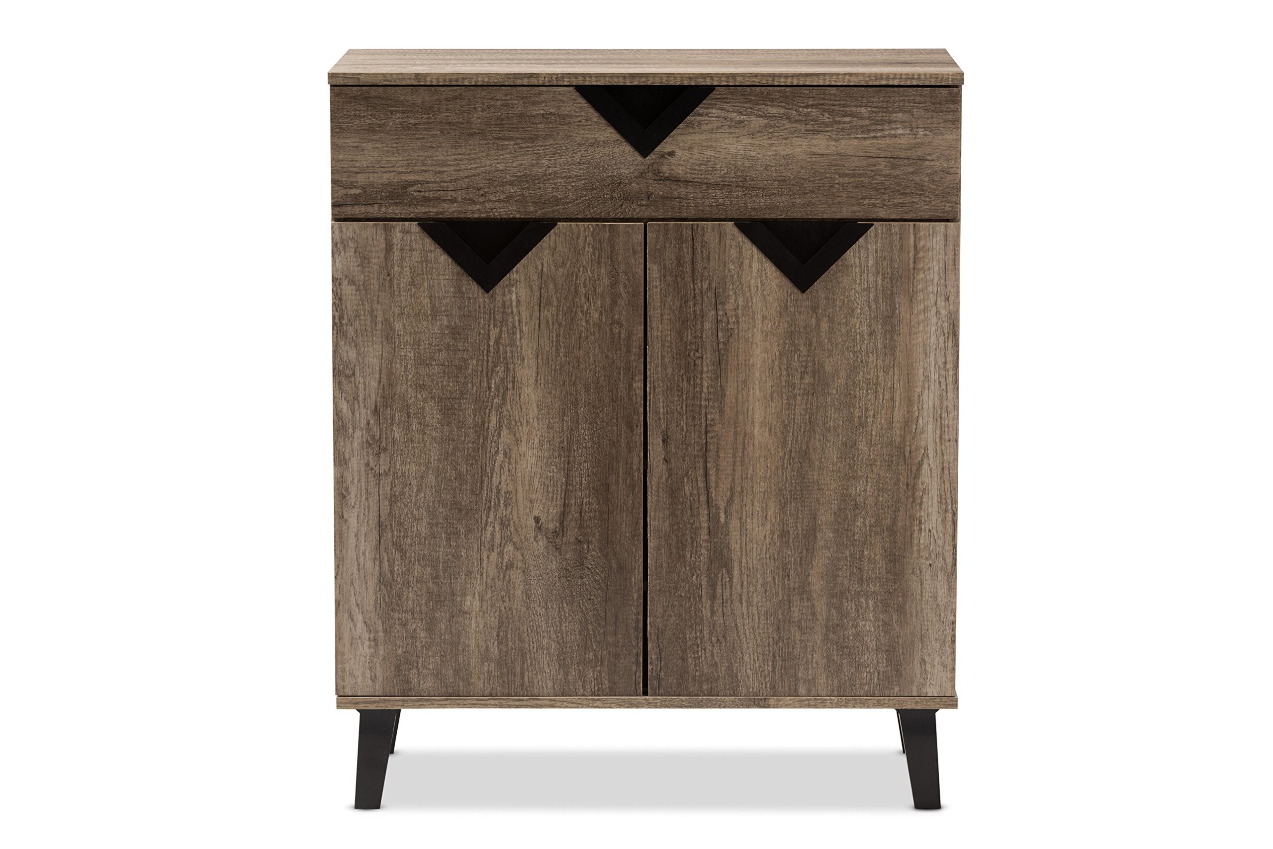 Baxton Studio Cambria Shoe cabinet, Light Brown