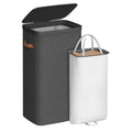 SONGMICS Laundry Basket, 26.4 Gal. Laundry Hamper, Easy Assembly, with Lid and Handles, Removable Liner, 16.5 x 12.6 x 29.5 Inch