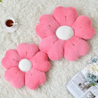 Ddliury Flower Pillow, Flower Shaped Pillow Decorative Throw Pillows For Bed Couch, Cute Daisy Pillow Dorm Decor Floor Seating Cushion (Hot Pink, 19.6 Inches)