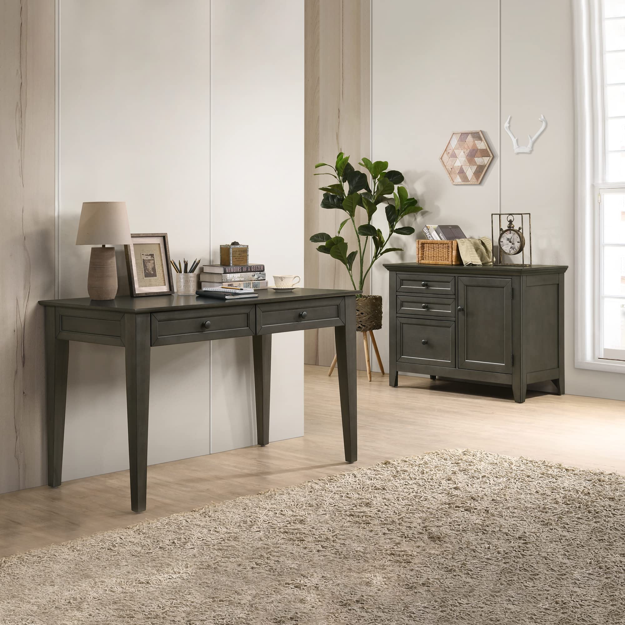 Intercon San Mateo Tuscan 50 Inch Writing Desk - Thumbnail 5