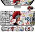 Large Mouse Pad, Office Desk Pad,Laptop Desk Table Protector Writing Mat,Ergonomic Extended Wihte Mouse Pad,Keyboard Wrist Rest
