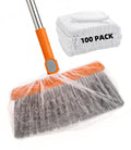100 Pcs Disposable Broom Covers, NonWoven Sweeper Sheets for Pet Hair Removal, Effectively Traps Dust, Lint & Hair for Floor & 