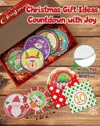 12 Days Of Christmas Advent Calendar Diamond Painting Coasters, Diy Crafts Gem Diamond Art Kits For Adults, Elderly Parents, Chr