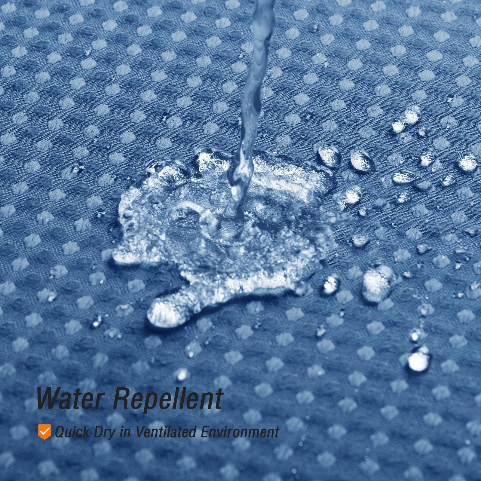 Gibelle Small Stall Shower Curtain 36 X 72, Narrow Blue Ombre Shower Curtain For Bathroom, Waffle Weave Fabric Shower Curtain Se