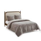 Ugg 00435 Blissful King Comforter Set Reversible Soft Microfiber 3 Pieces Comforter And Pillowcases Machine Washable Soft Cozy B