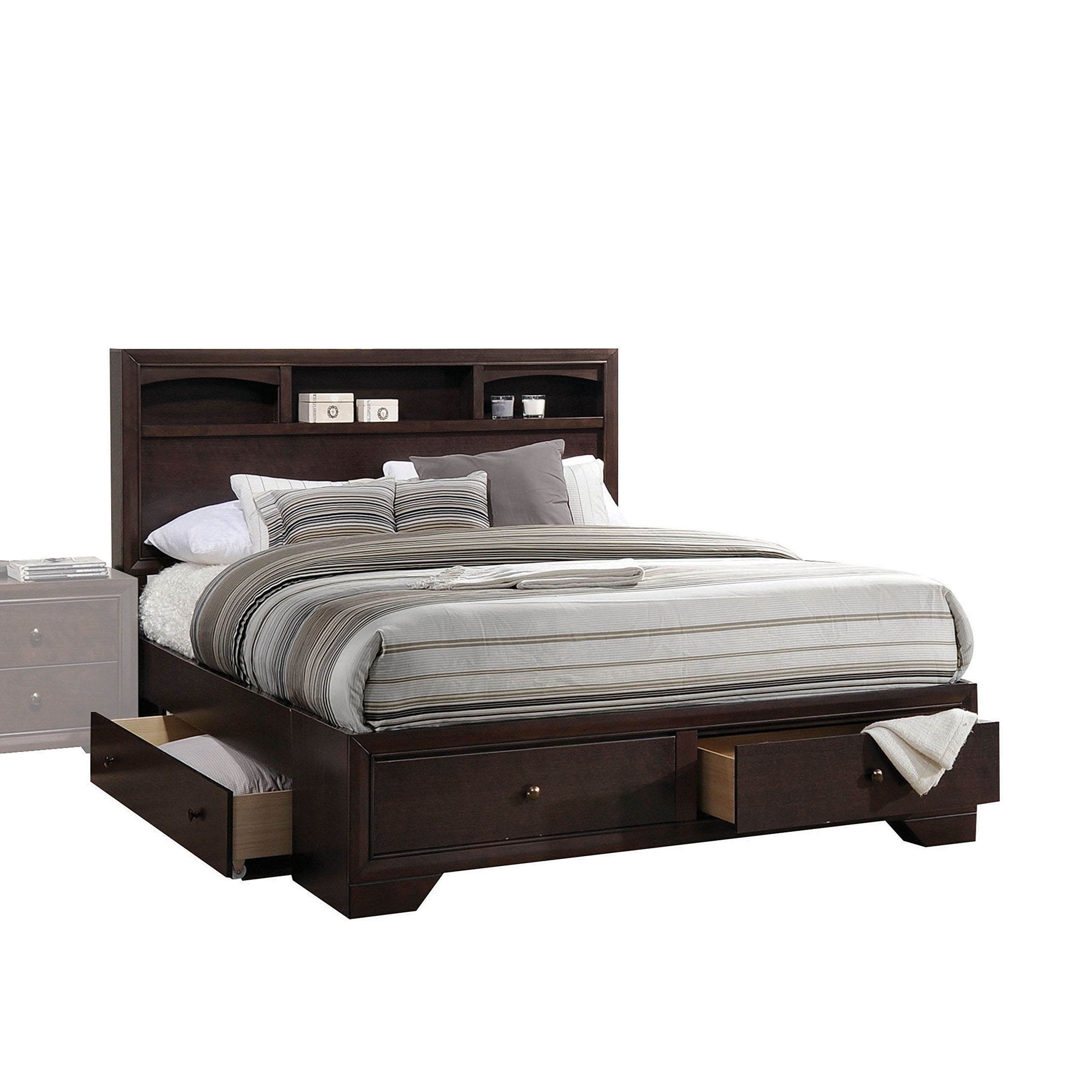 Acme Madison Ii Queen Storage Bed In Espresso