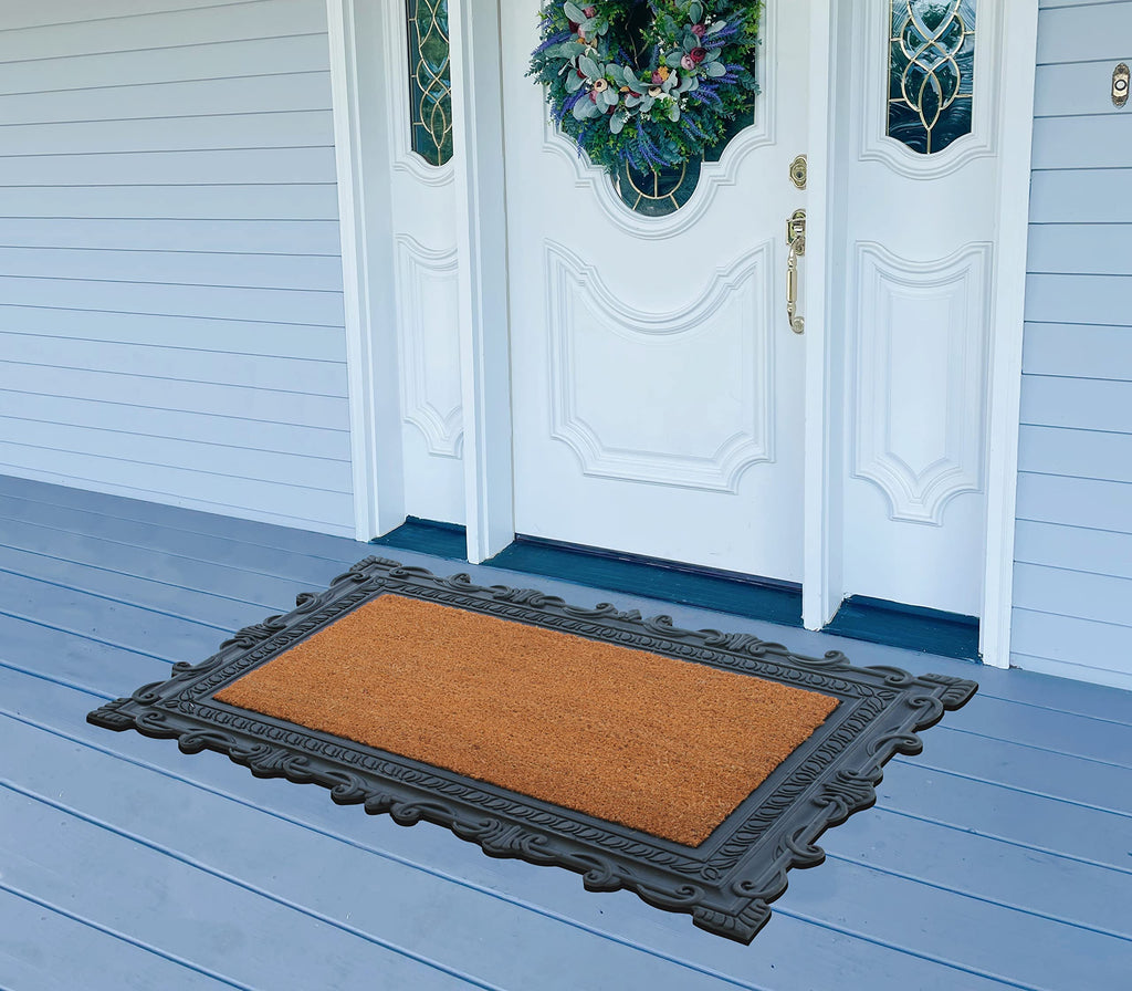 A1 Home Collections Entrance Door Mats, 30' X 60', Durable Large Doormat, Non-Slip Welcome Doormat, Rubber Backed Low-Profile