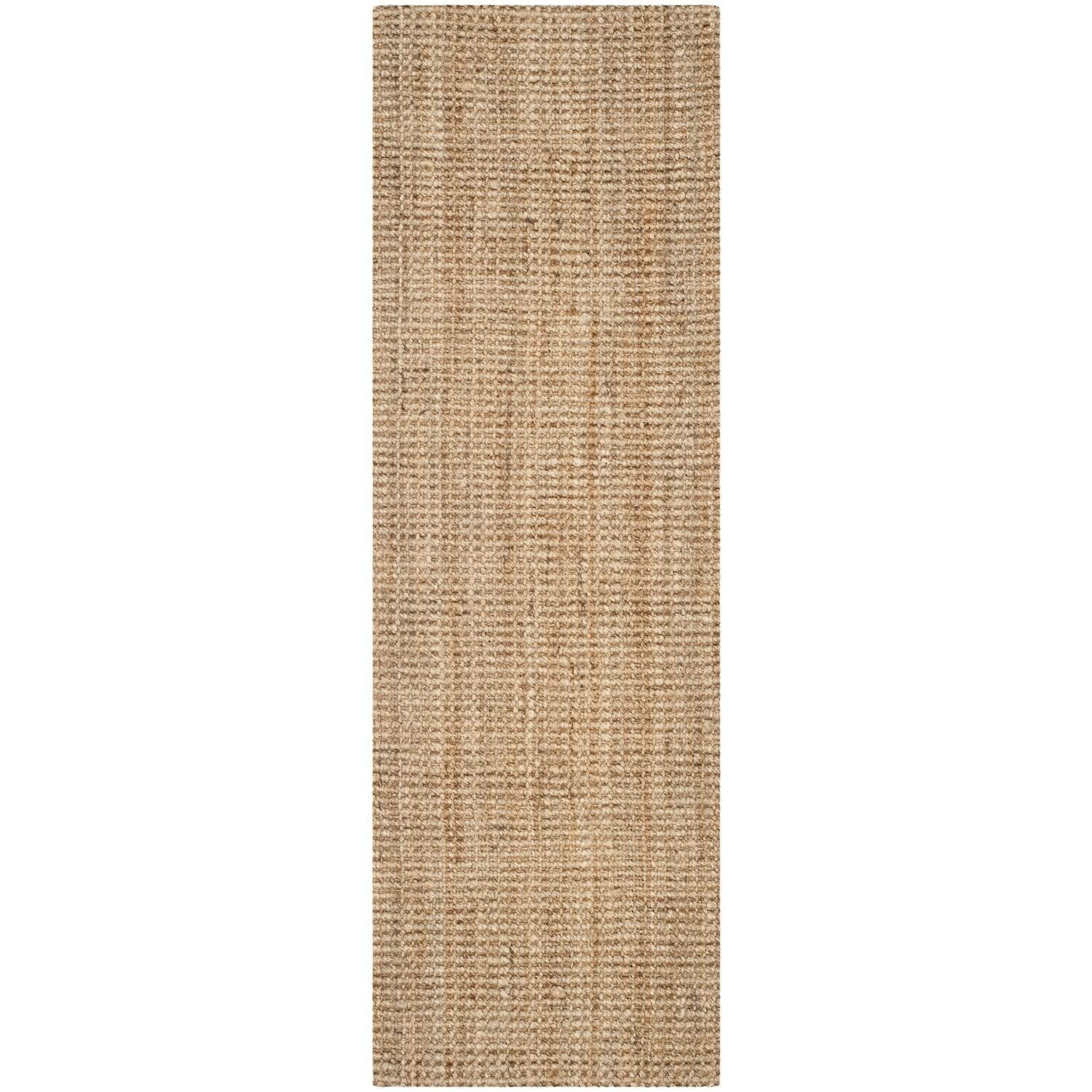 Safavieh Natural Fiber Collection Runner Rug - 2'3'' X 19', Natural, Handmade Farmhouse Jute, Ideal For High Traffic Areas In Li