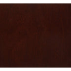 HomeRoots Solid Wood Queen Merlot Eight Drawers Bed