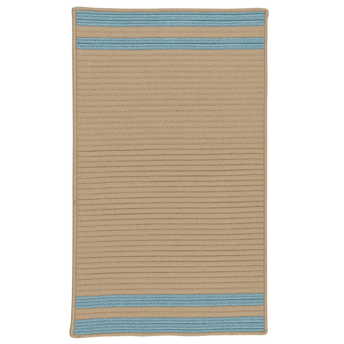 Colonial Mills Denali End Stripe Area Rug, 9X12, Federal Blue