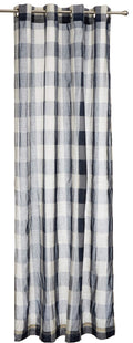 Lorraine Home Fashions 09570-84-00220 NAVY Courtyard Grommet Window Curtain Panel, Navy, 53 X 84