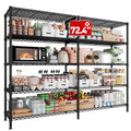 REIBII 1500LBS Storage Shelves 61.2''W Wire Shelving Unit 5 Tier Metal Shelving for Storage Rack Shelves for Storage Heavy Duty 