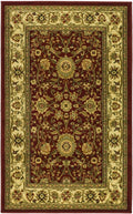 SAFAVIEH Lyndhurst Collection Accent Rug - 23 x 4, Red & Ivory, Traditional Oriental Design, Non-Shedding & Easy Care, Ideal f