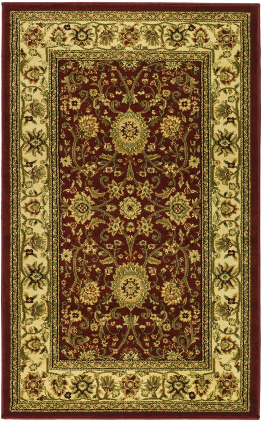SAFAVIEH Lyndhurst Collection Accent Rug - 23 x 4, Red & Ivory, Traditional Oriental Design, Non-Shedding & Easy Care, Ideal f