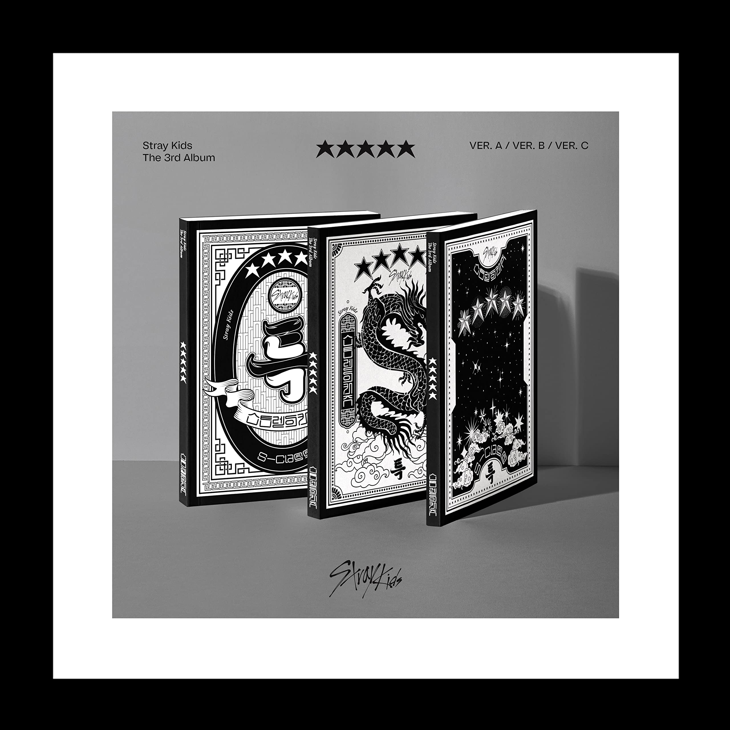 Stray Kids 5-STAR, The 3rd Album, CD + Photo Book + Mini Poster on Pack + Photo Card (Standard Random)