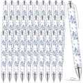 Spakon 32 Pcs Blue and White Floral Ballpoint Pens Blue Flower Pens Flower Gift for Women Wedding Baby Bridal Shower Party 1.00 