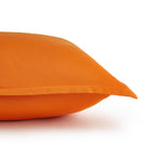 Amazon Basics 3 Piece Microfiber Kid'S Comforter And Pillow Sham Set Bright, Full/Queen, Bright Orange, Solid