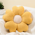 Sioloc Flower Shaped Throw Pillow, Fun Daisy Pillow, 15.7' Yellow Flower Pillow Cute Decorative Seat Cushion Aesthetic Flower P