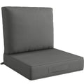 Codi 24X24 Outdoor Seat Cushions, Deep Seats Replacement Chair Cushion For Outside Couch, Sofa, Chairs, Waterproof For Patio Fur