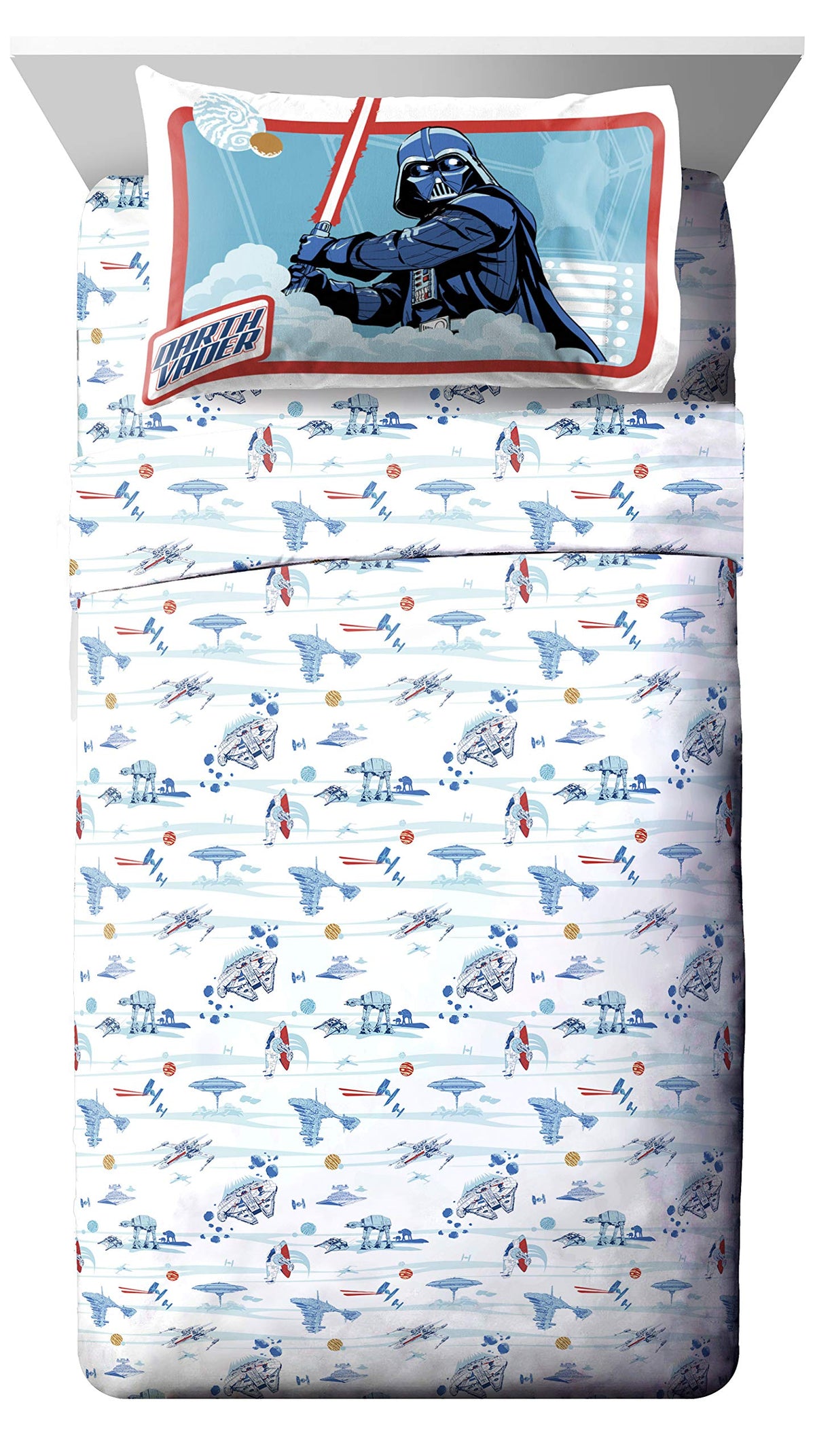 Jay Franco Star Wars Empire Strikes Back 40Th Anniversary Twin Xl Sheet Set - 3 Piece Set Super Soft And Cozy Kids Bedding Featu